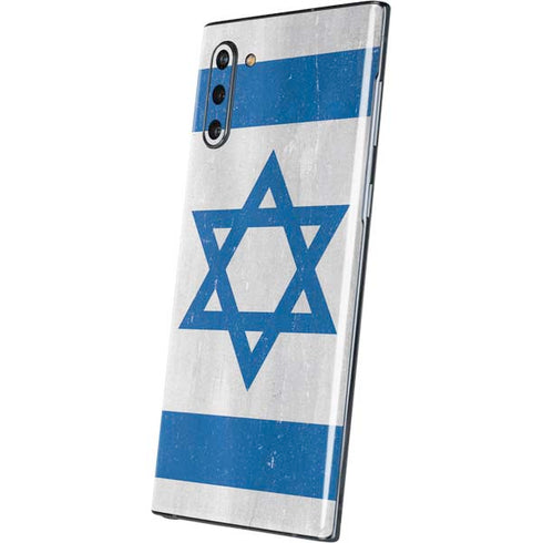 Israel Flag Distressed Galaxy Note 10 Skin